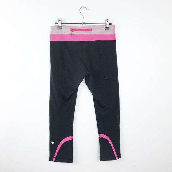 Lululemon run inspire‎ crop leggings pink - Picture 1 of 7